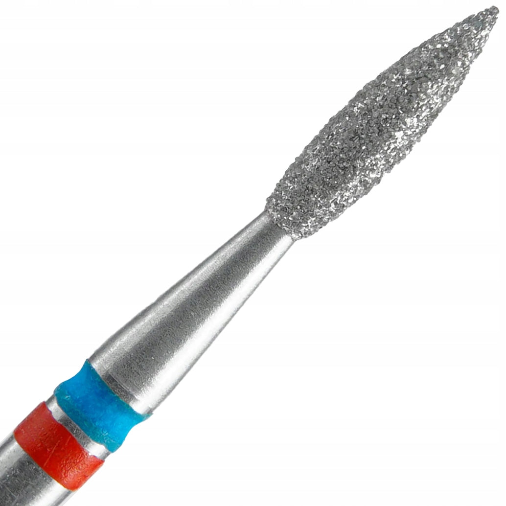 Staleks Diamond Cutter Flame Teardrop Duo Red Blue FA11RB021/8