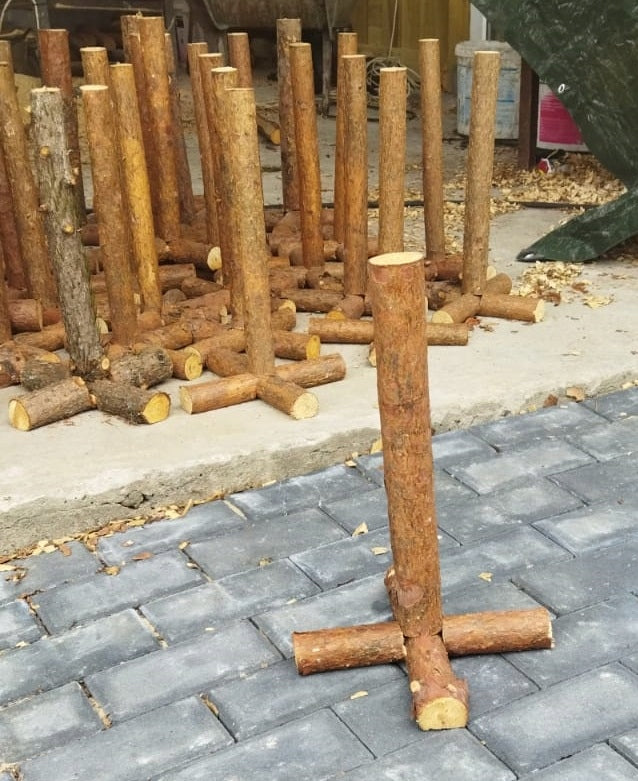 Stand Pine Tree Trunk for Artificial Christmas Tree