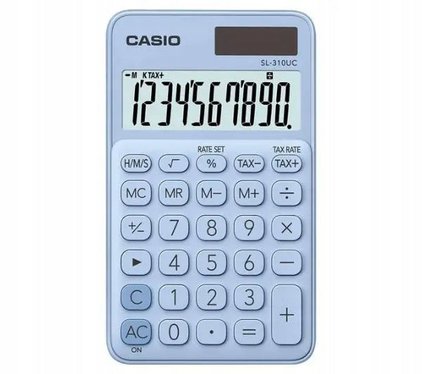 Standard office calculator Casio SL-310UC 10 characters Blue