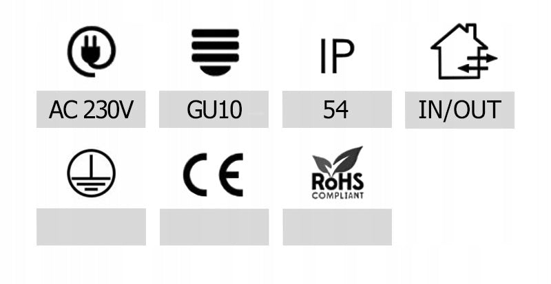Standing Lamp Garden Post Revor 1x GU10 LED 80cm black IP54 Manufacturer code BW013667