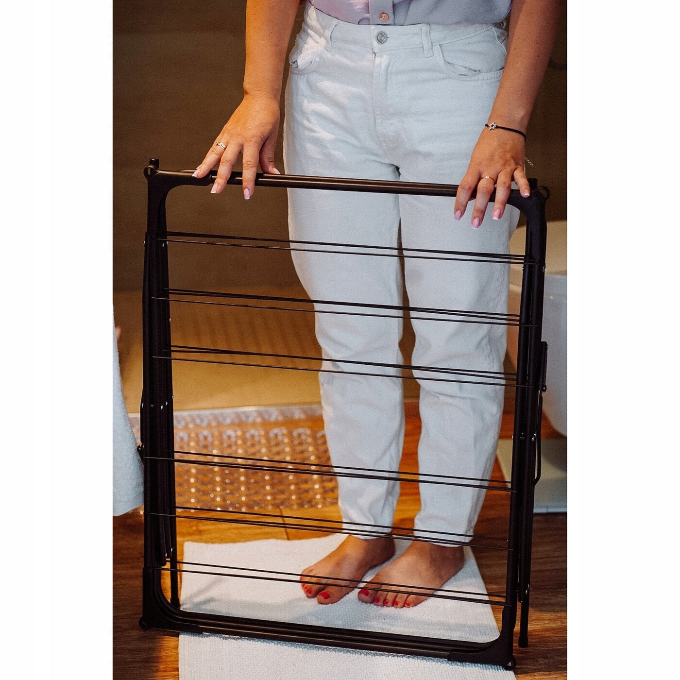 Standing VERTICAL LAUNDRY DRYER, tall, NARROW, FOLDABLE clothes dryer Manufacturer code 5903313444200