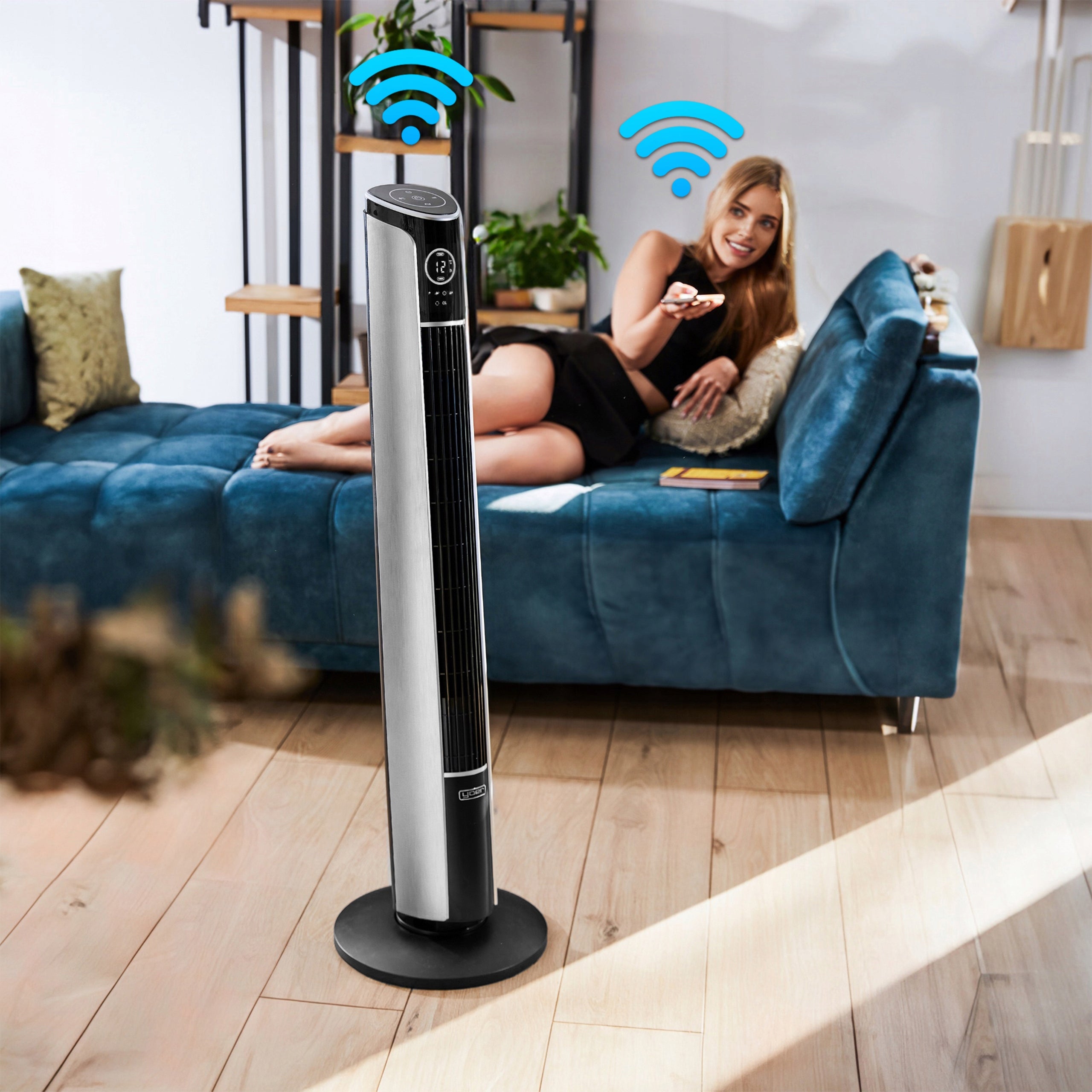 Standing column fan Silent 29dB Yoer 3D +10m range Ionization AROMA Manufacturer code TF01S