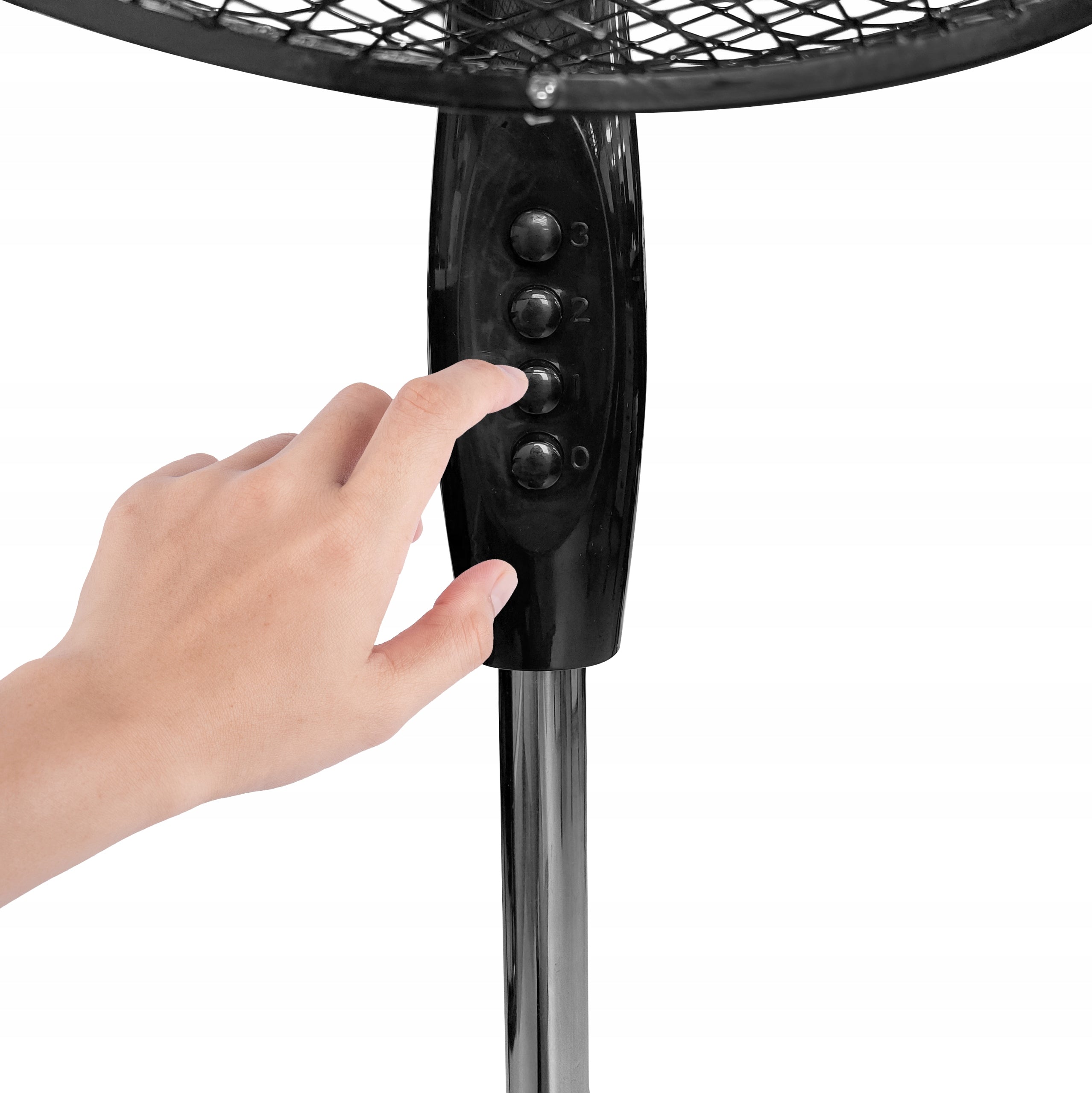 Standing fan floor fan HEVA NOA powerful quiet 5 blades 120cm Model Wentylator wiatrak regulowany HEVA NOA 3 tryby