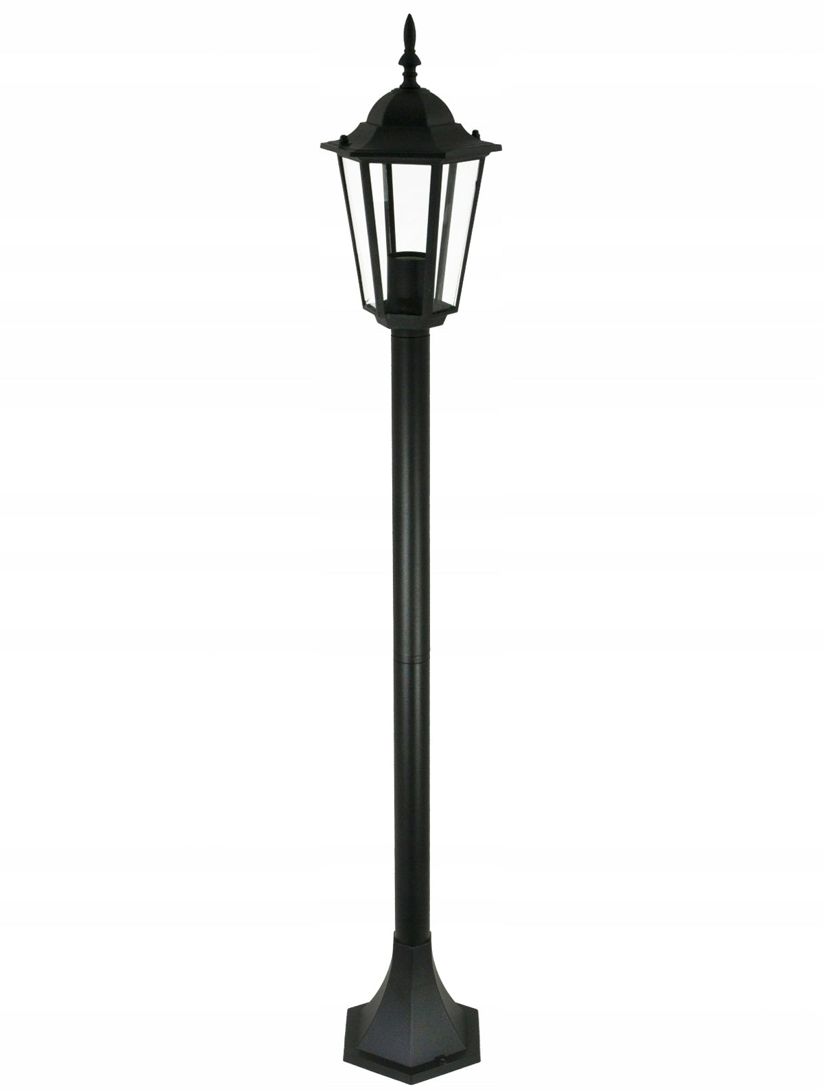 Standing garden lamp Post Lantern E27 LED 110 cm Retro Color black
