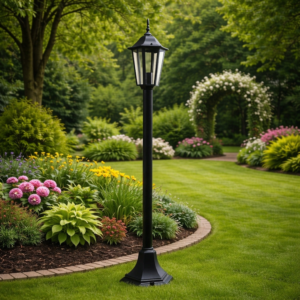 Standing garden lamp Post Lantern E27 LED 110 cm Retro Manufacturer code Słupek ogrodowy retro 110cm