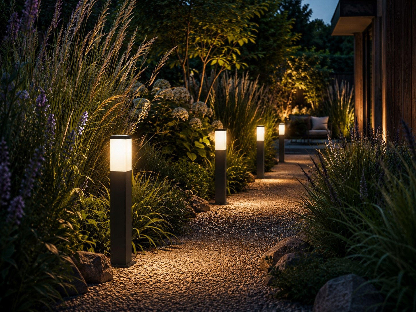 Standing lamp garden post for LED E27 IP44 65 cm anthracite Manufacturer code 046711