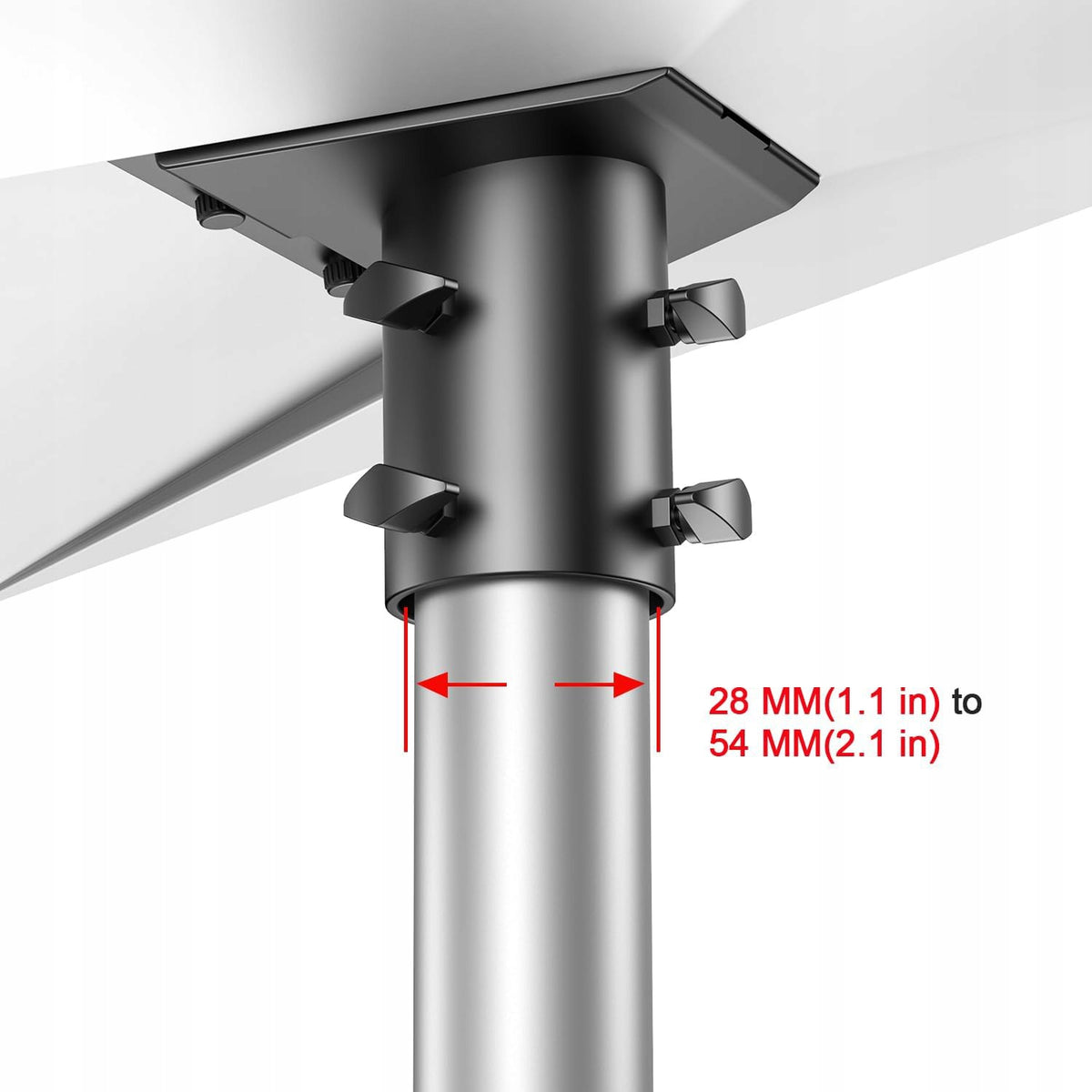 Starlink Gen 3 Pipe Attachment, 28 to 54mm Mast Holder Manufacturer code Adapter rurowy Starlink Gen 3 Metal