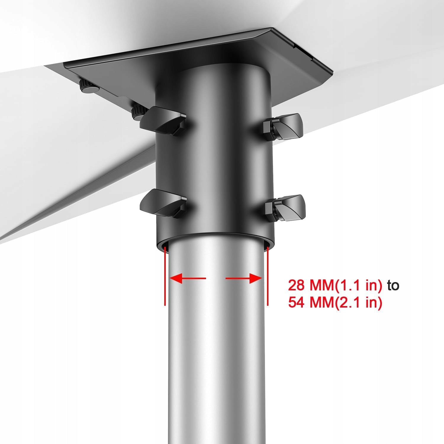 Starlink Gen 3 Pipe Attachment, 28 to 54mm Mast Holder Manufacturer code Adapter rurowy Starlink Gen 3 Metal