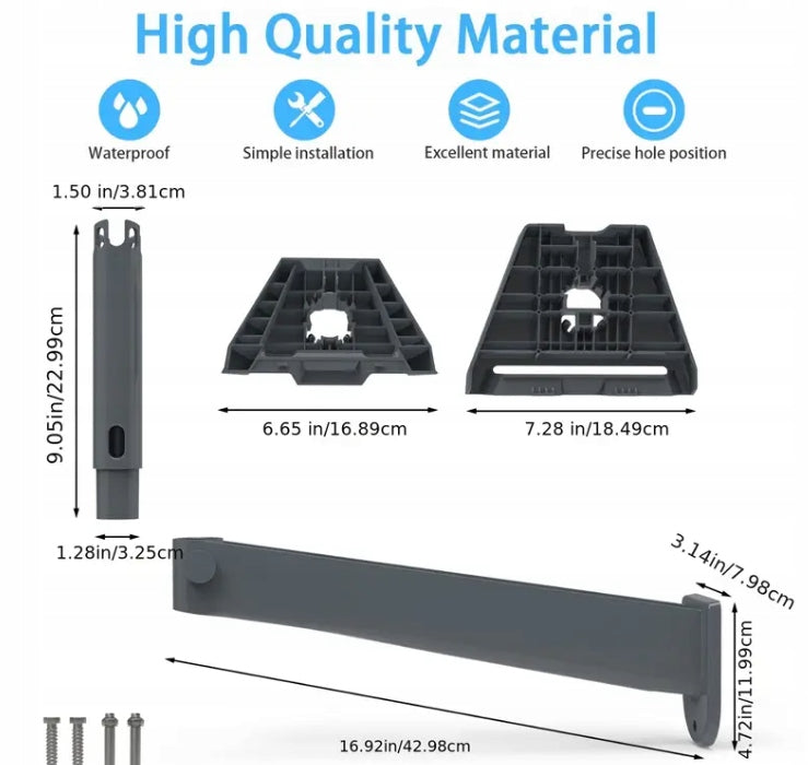 Starlink Standard+Mini Gen.3 V4 Mounting Bracket Long Wall Adapters Packaging status original