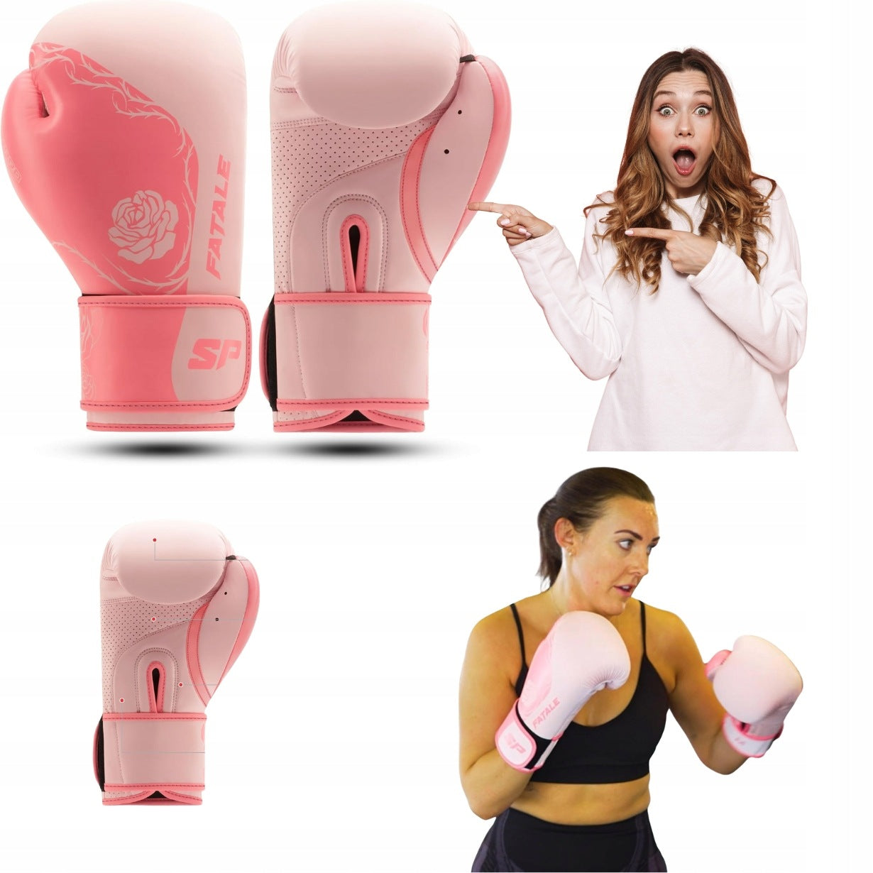 Starpro Women MMA Boxing Gloves Muay Thai sparring training