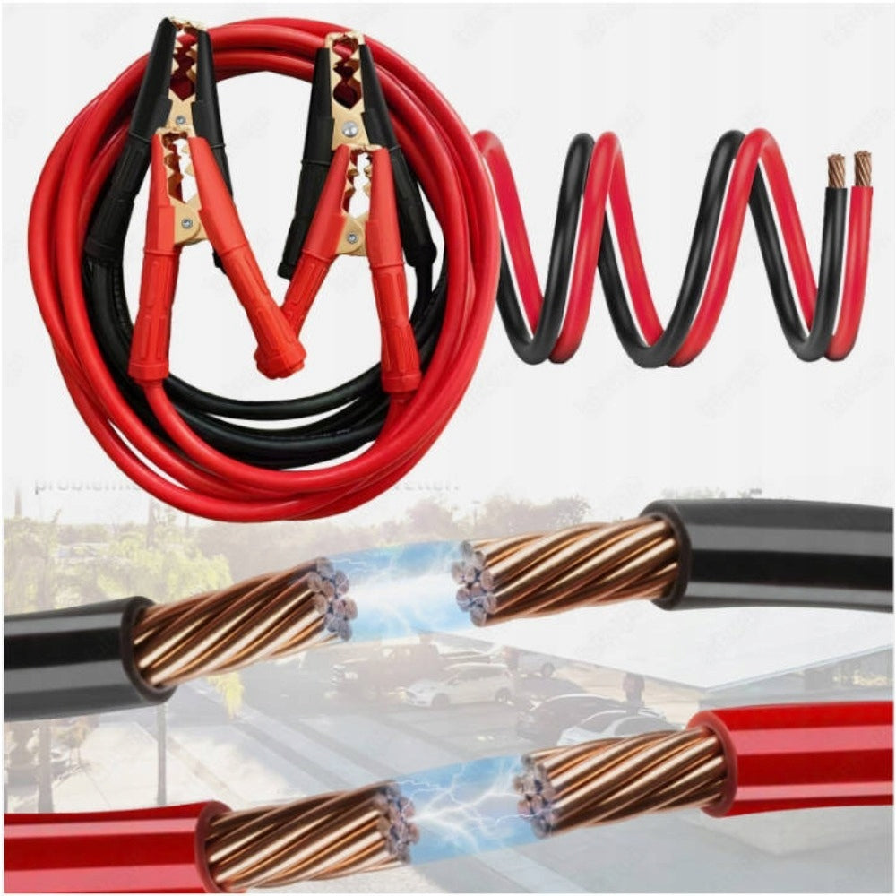 Starter Cables Thick Strong Solid 3000A 5M For Car Battery