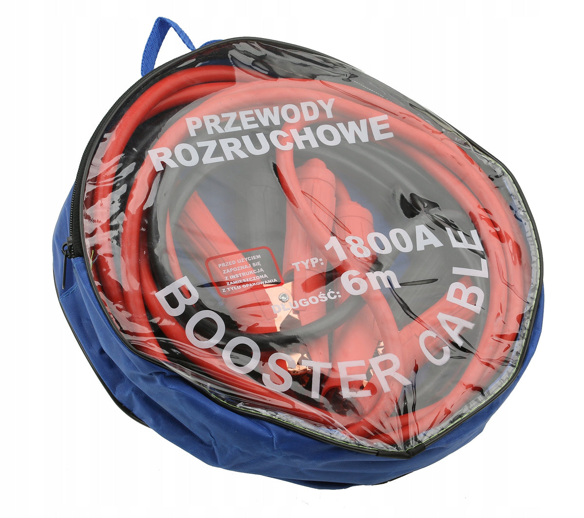 Starter cables 1800A 2x6m strong thick starter cables auto bus 12V 24V Packaging status original
