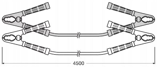 Starter cables OSC350A/OSR Amperage 900 A