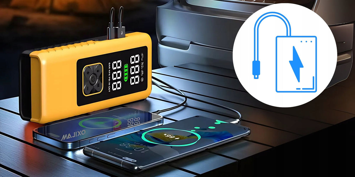 Starter device JUMP STARTER Booster 44.4Wh POWERBANK PUMP 12000mAh Brand no brand