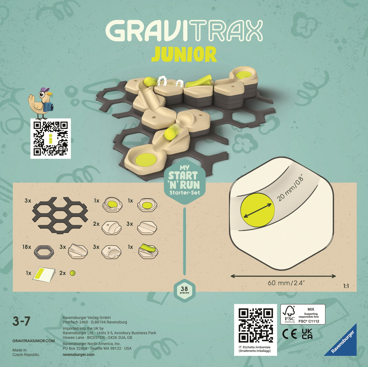 Starter kit GraviTrax Junior Ravensburger, start 275311 Manufacturer code 275311
