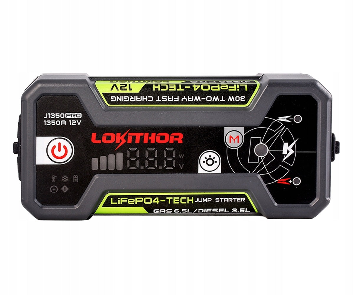 Starting Device Lokithor J1350 Pro 1350A Jump Starter Booster 12V Power Brand Lokithor