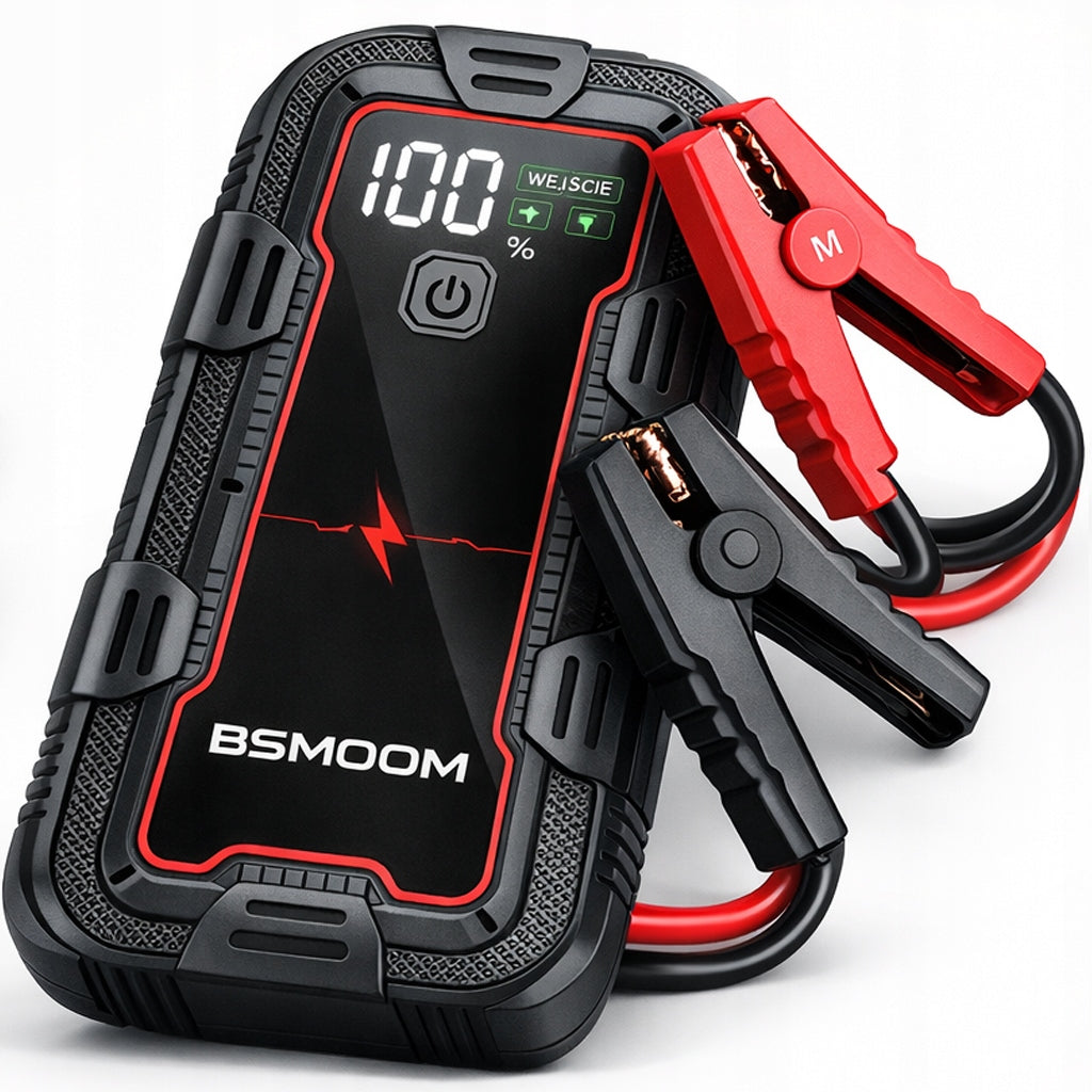 Starting device Booster Powerful 7000A 12V with powerbank 12800 mAh