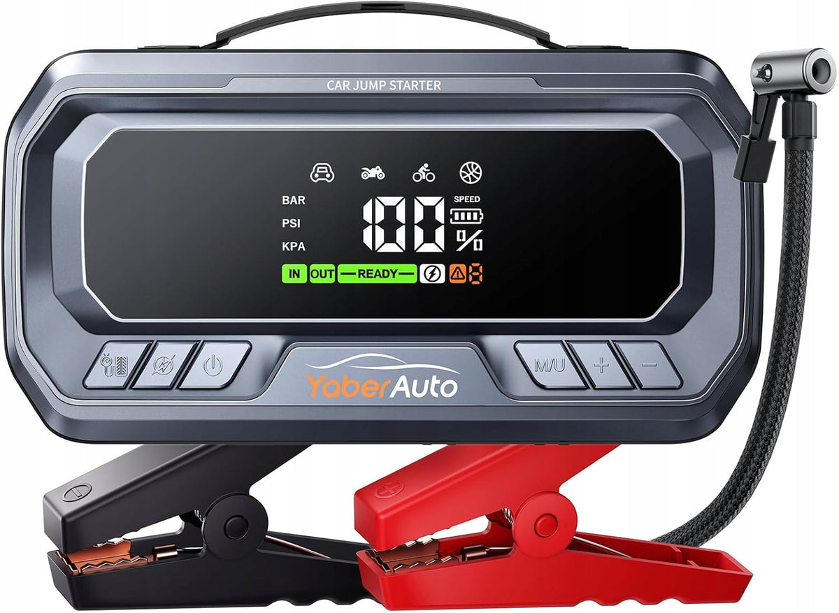 Starting device Yaber 6000A with 160 PSI compressor and powerbank