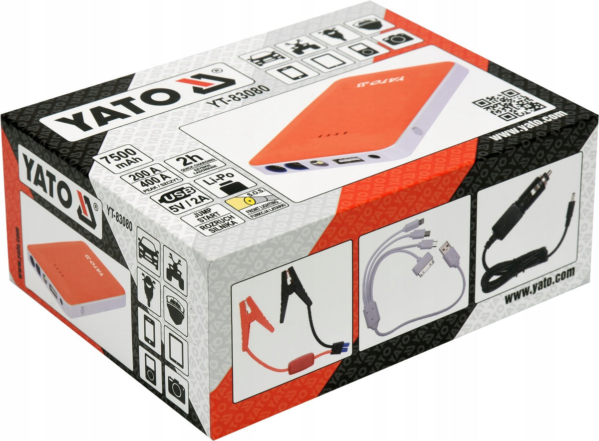 Starting device Yato Power Bank 7500 mAh Model YT-83080