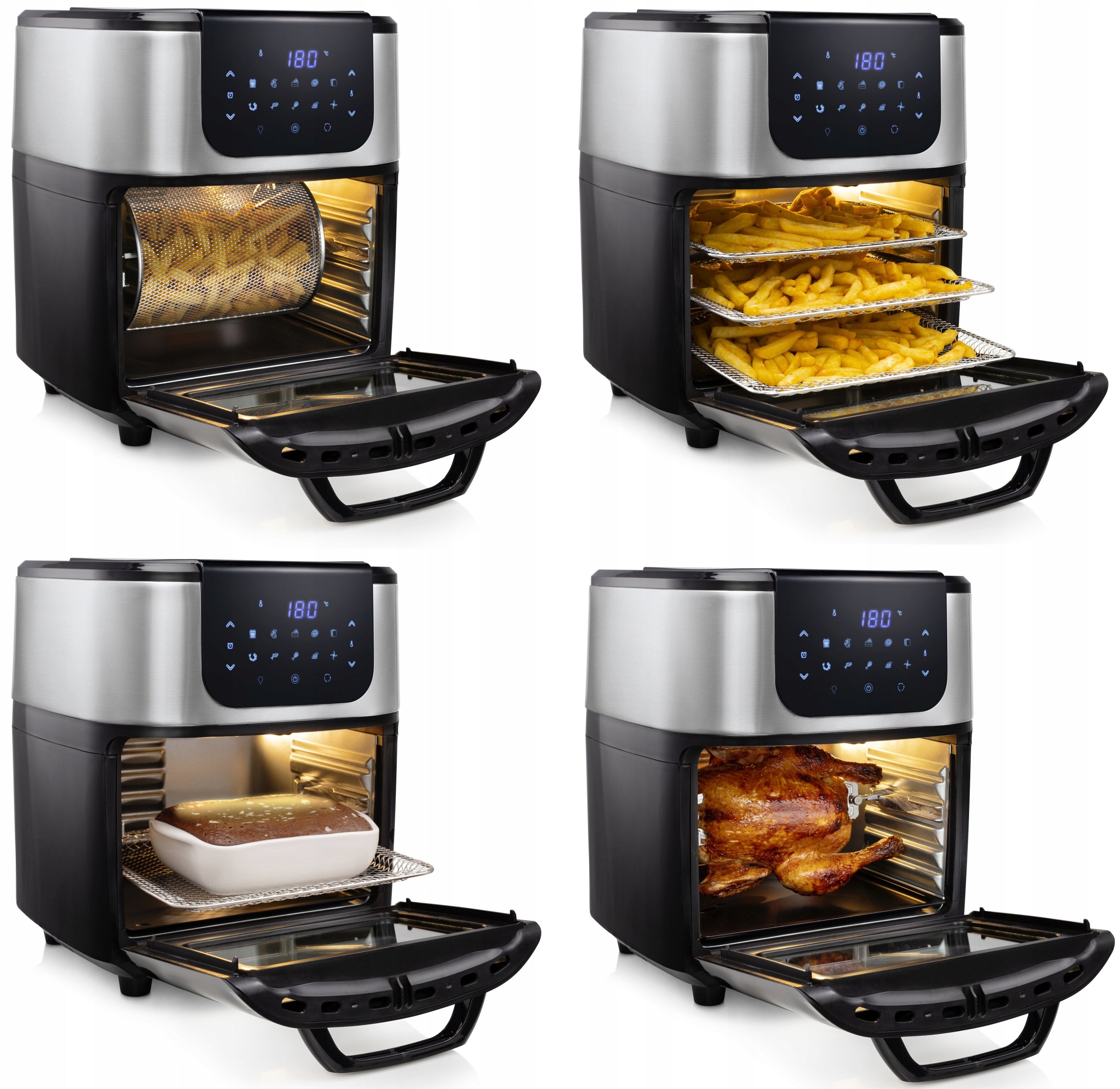 State-of-the-art DIGITAL FRYER-free AIRFRYER OVEN ROTISSERIE EAN (GTIN) 8713016076984