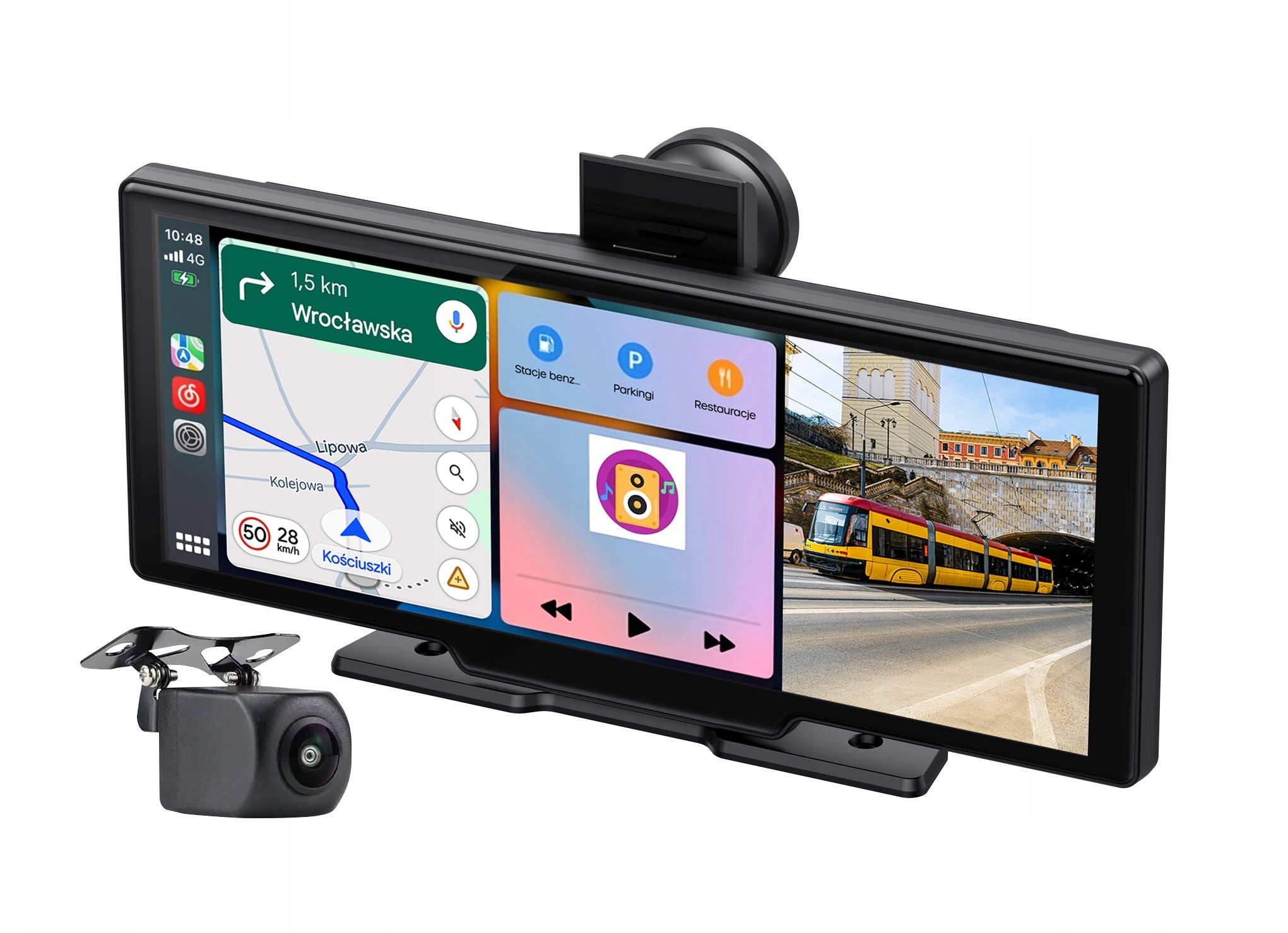 Station Multimedia Monitor 10.2 Android-Auto Apple Carplay + Reversing Camera Packaging status original