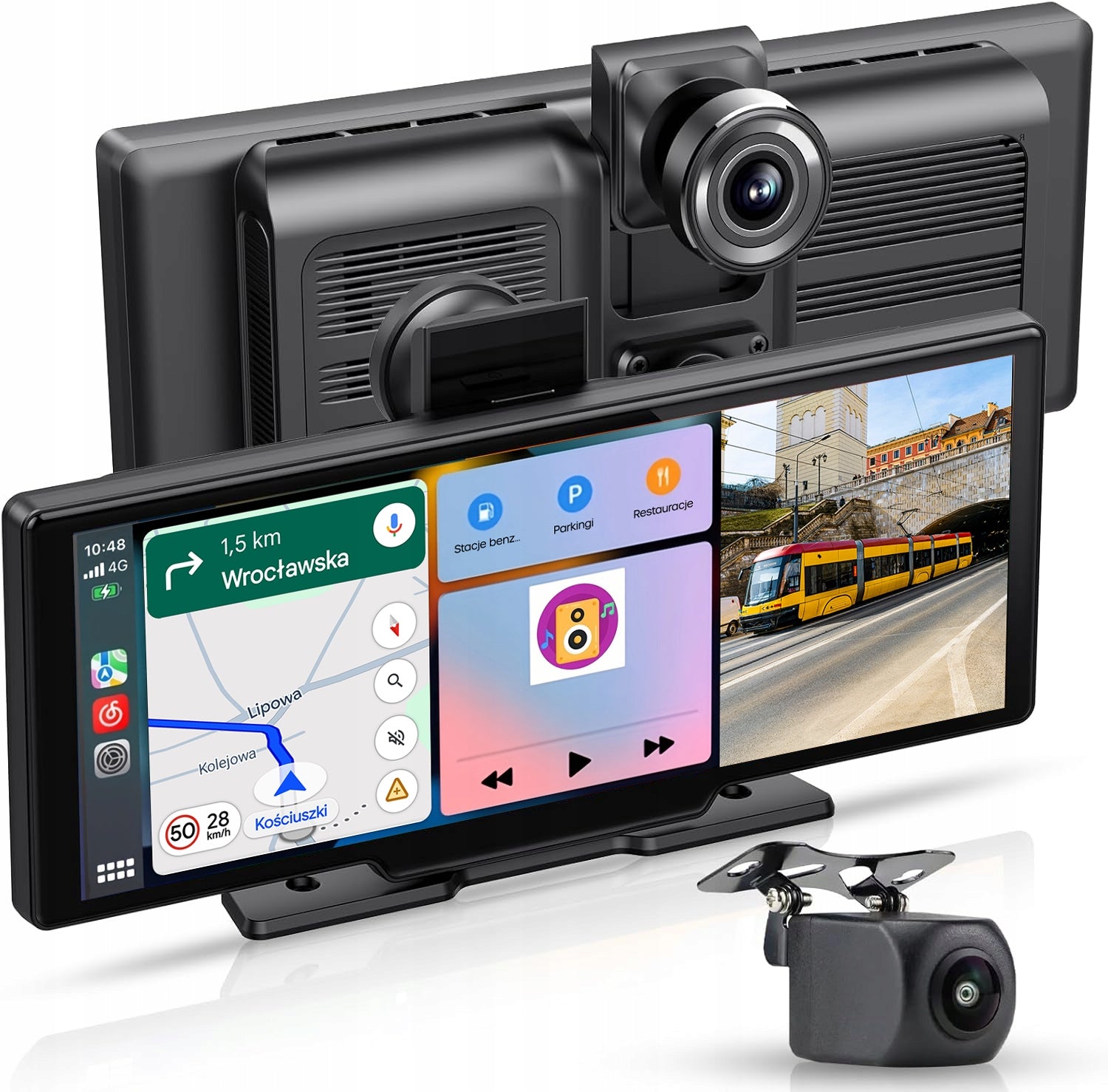 Station Multimedia Monitor 10.2 Android-Auto Apple Carplay + Reversing Camera