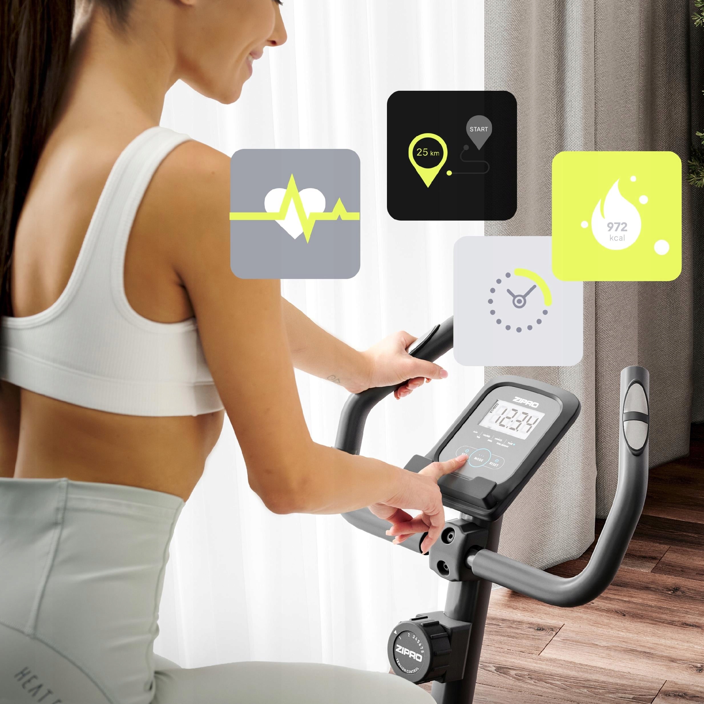 Stationary Bicycle Magnetic Exercise Bike - One S Zipro EAN (GTIN) 5901793678009
