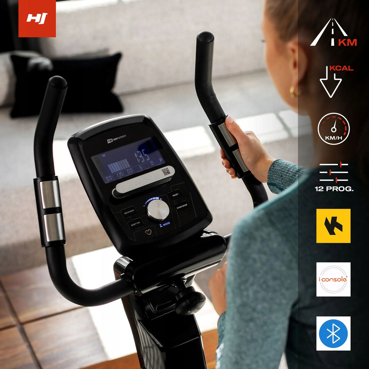 Stationary Bike Electromagnetic Training Bike with Applications Packaging status original