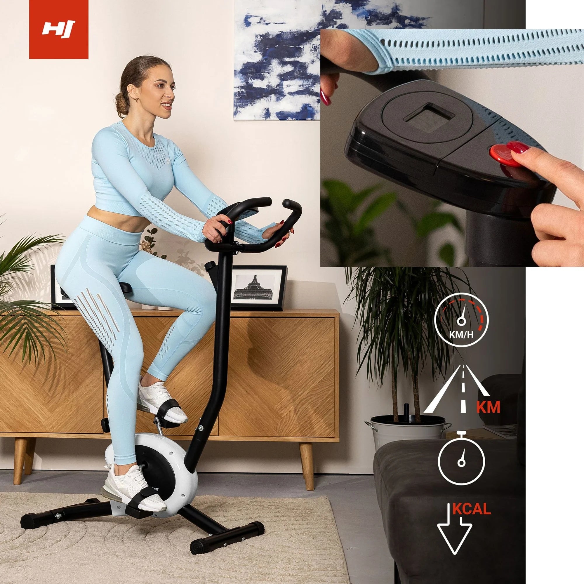 Stationary Bike Exercise Bike Brand Hop-Sport