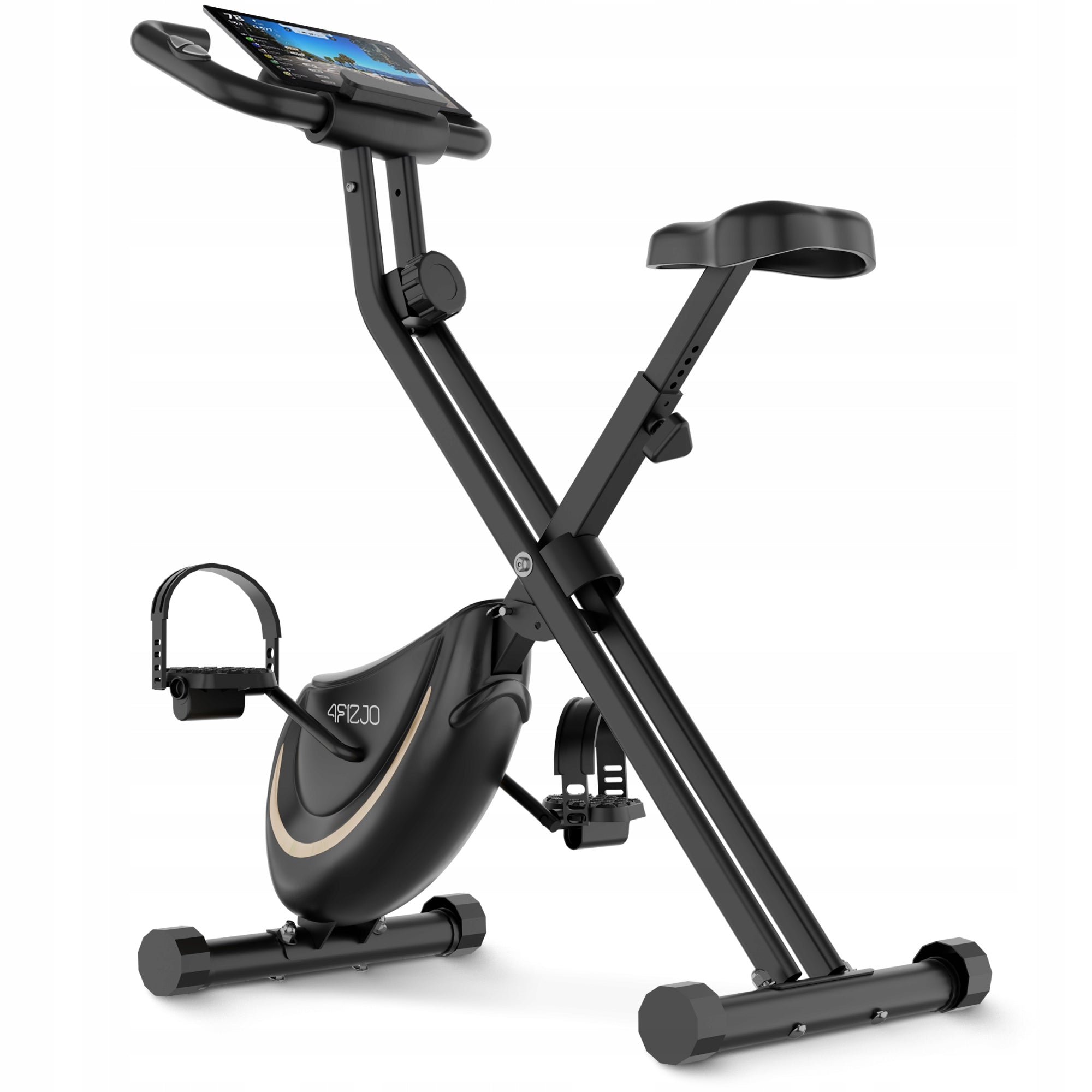 Stationary Bike Magnetic Exercise Bike Folding Home Exercise Bike