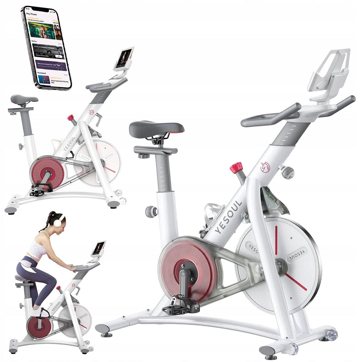Stationary Bike Training MAGNETIC Spinning Bluetooth YESOUL S3