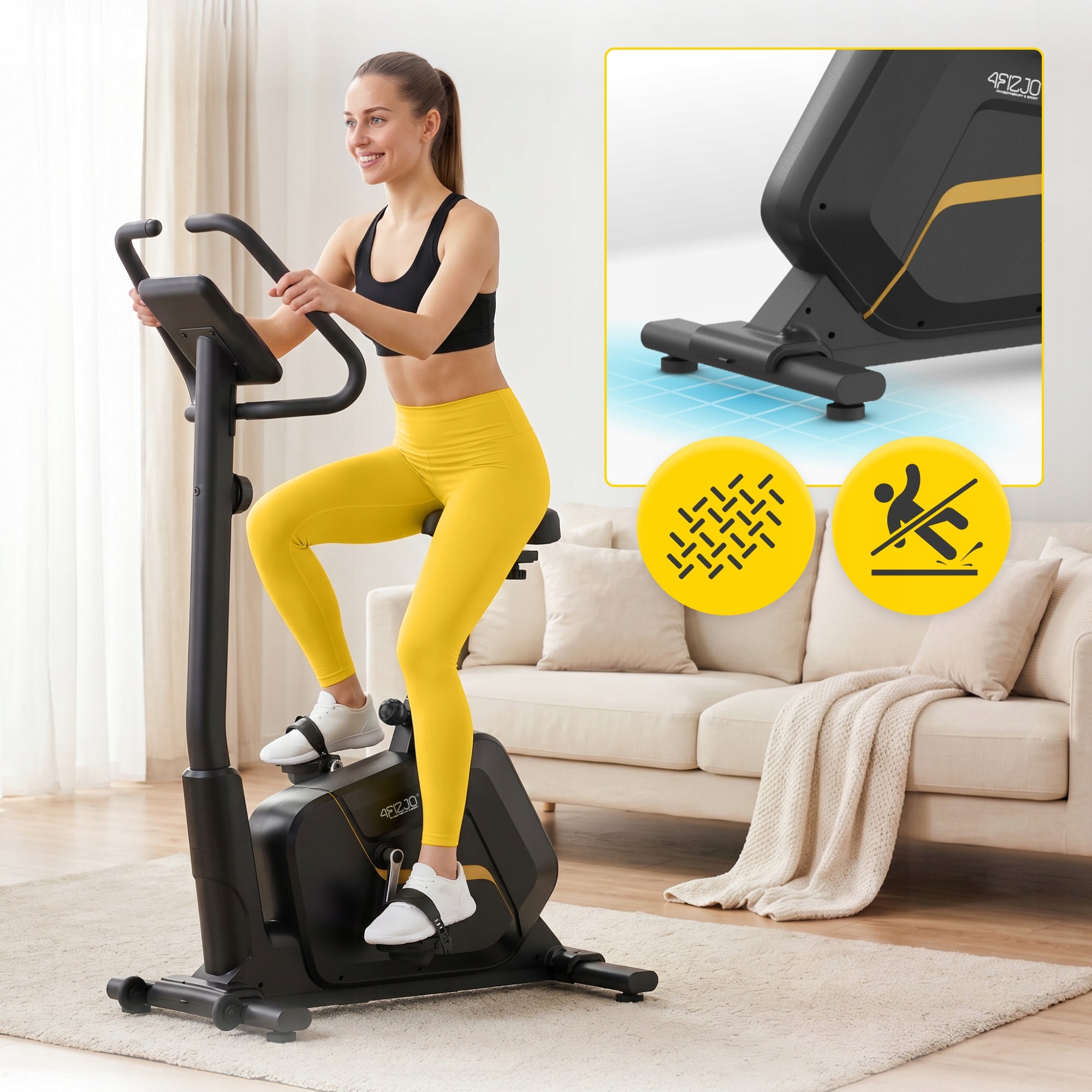 Stationary Exercise Bike Magnetic Training Bike Home Vertical Packaging status original