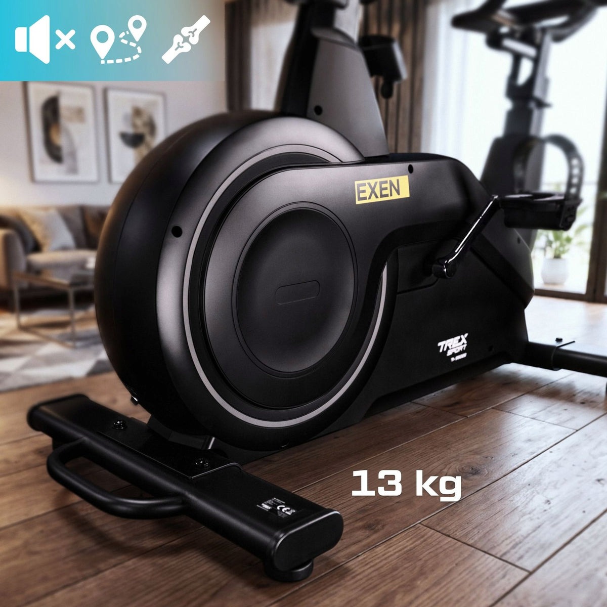 Stationary bike home exercise bike app Trex Sport Brand Trex Sport
