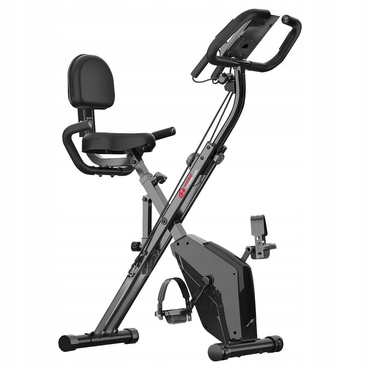 Stationary exercise bike adjustable resistance and ergonomic seat