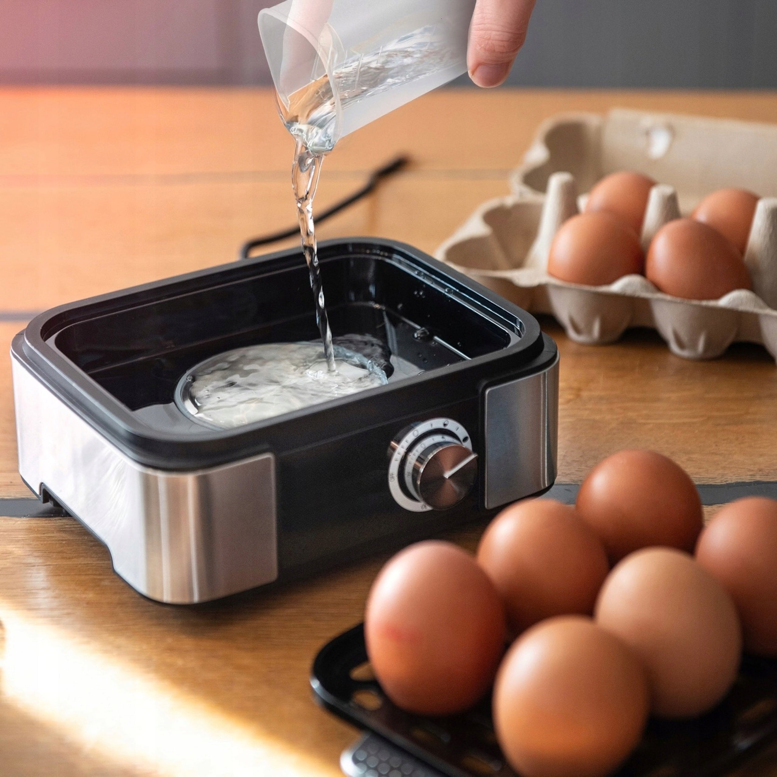 Steam Egg Cooker 6 Eggs 400W Degree Adjustment 5 LED Programs Automatic Manufacturer code 5906892135194