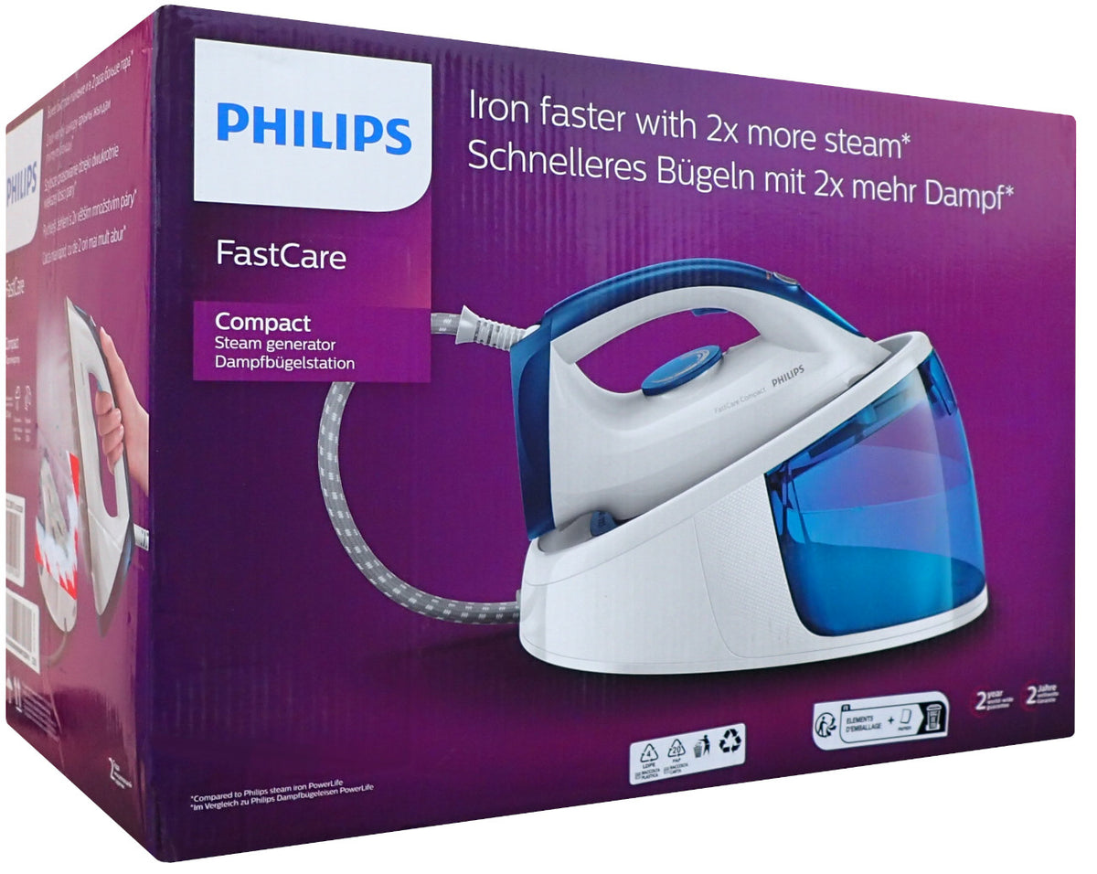 Steam Generator Iron Steam Station Philips GC6722/20 FastCare Compact Packaging status original