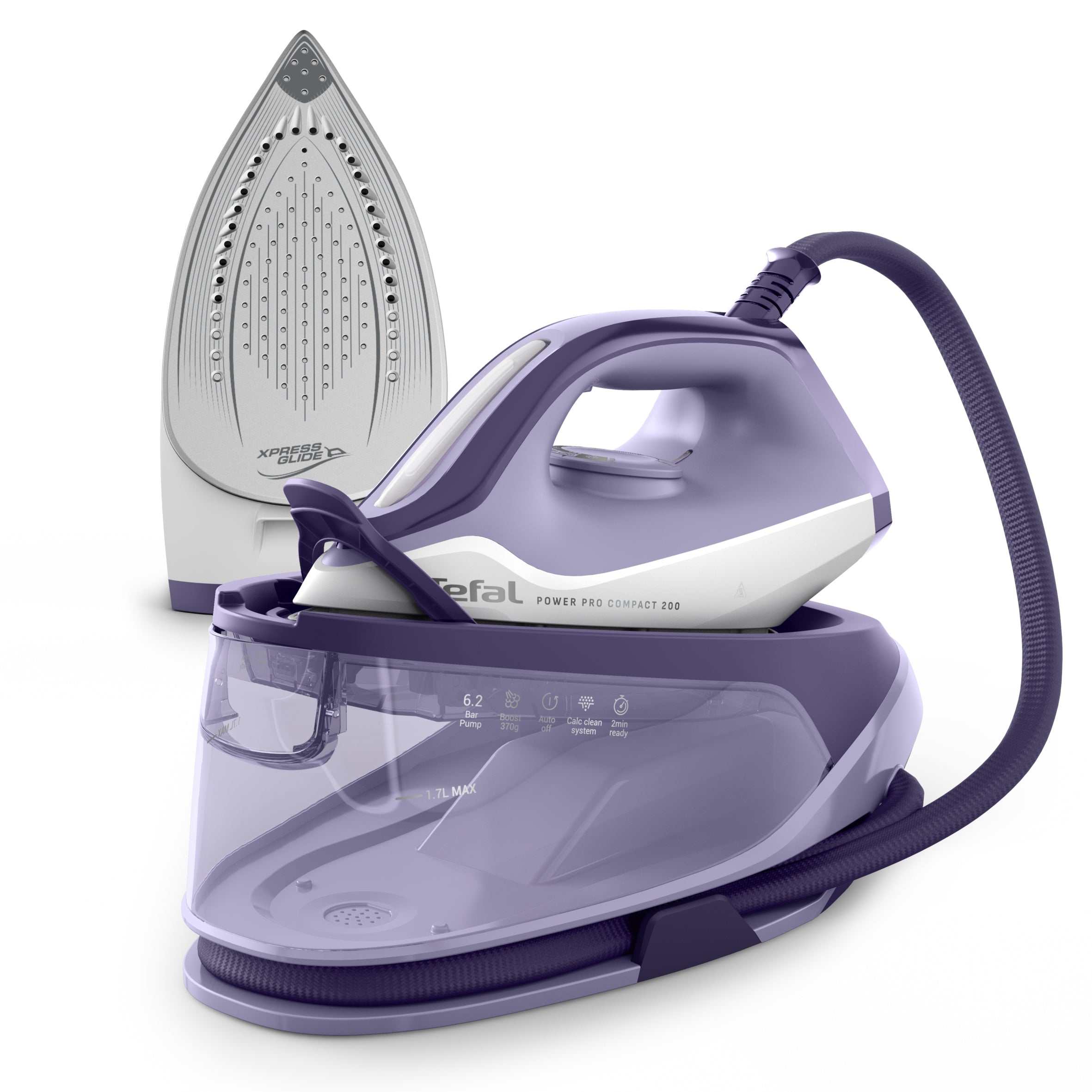 Steam Generator Iron Tefal Power Pro Compact SV6211, 6.2 bar, 2400W