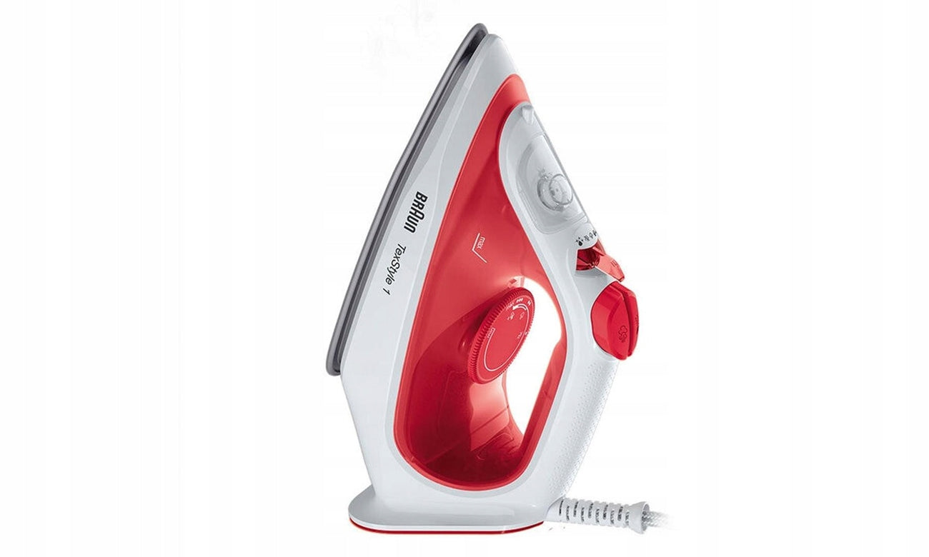 Steam Iron Braun TexStyle 1 SI1019 red and white Manufacturer code 127407001