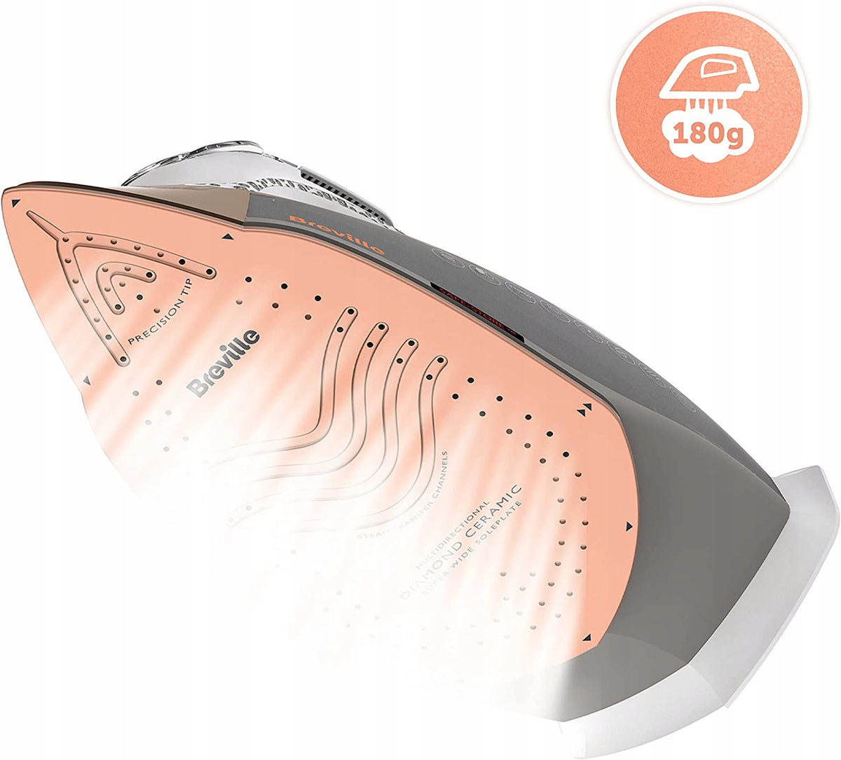 Steam Iron Diamond Foot Breville Diamond gift Brand Breville