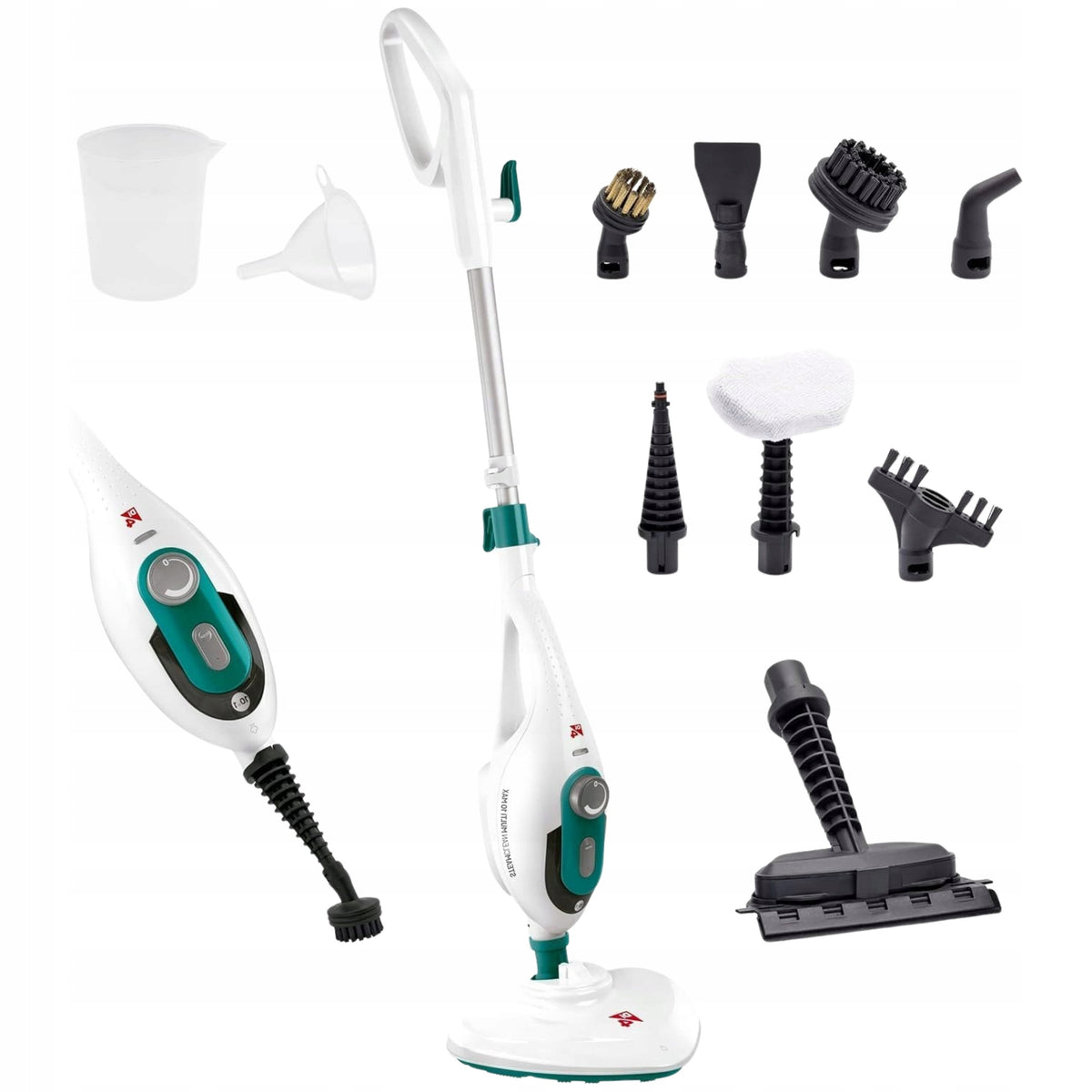 Steam Mop White/Black 380 ml Di4 Multi10 Max White 10w1 1500W 380 ml
