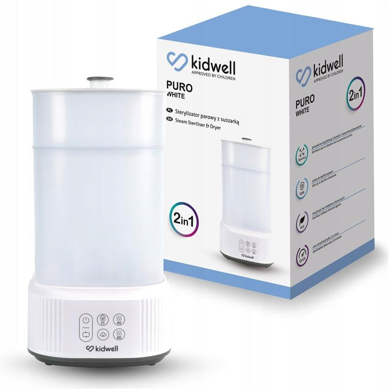 Steam Sterilizer with Dryer 2in1 Kidwell Puro Fast Safe