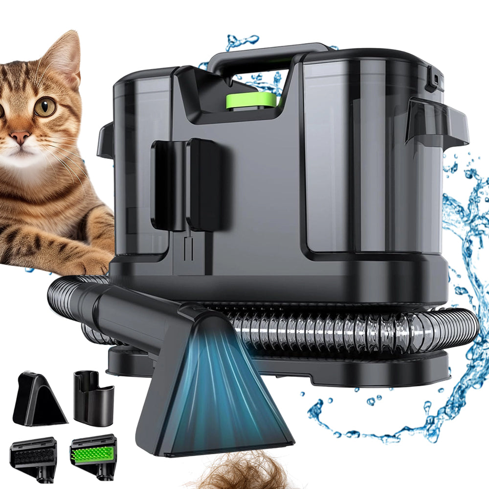 Steam Vacuum Cleaner Portable 3in1 Ultra-Powerful For Carpet Upholstery V5 Packaging status original