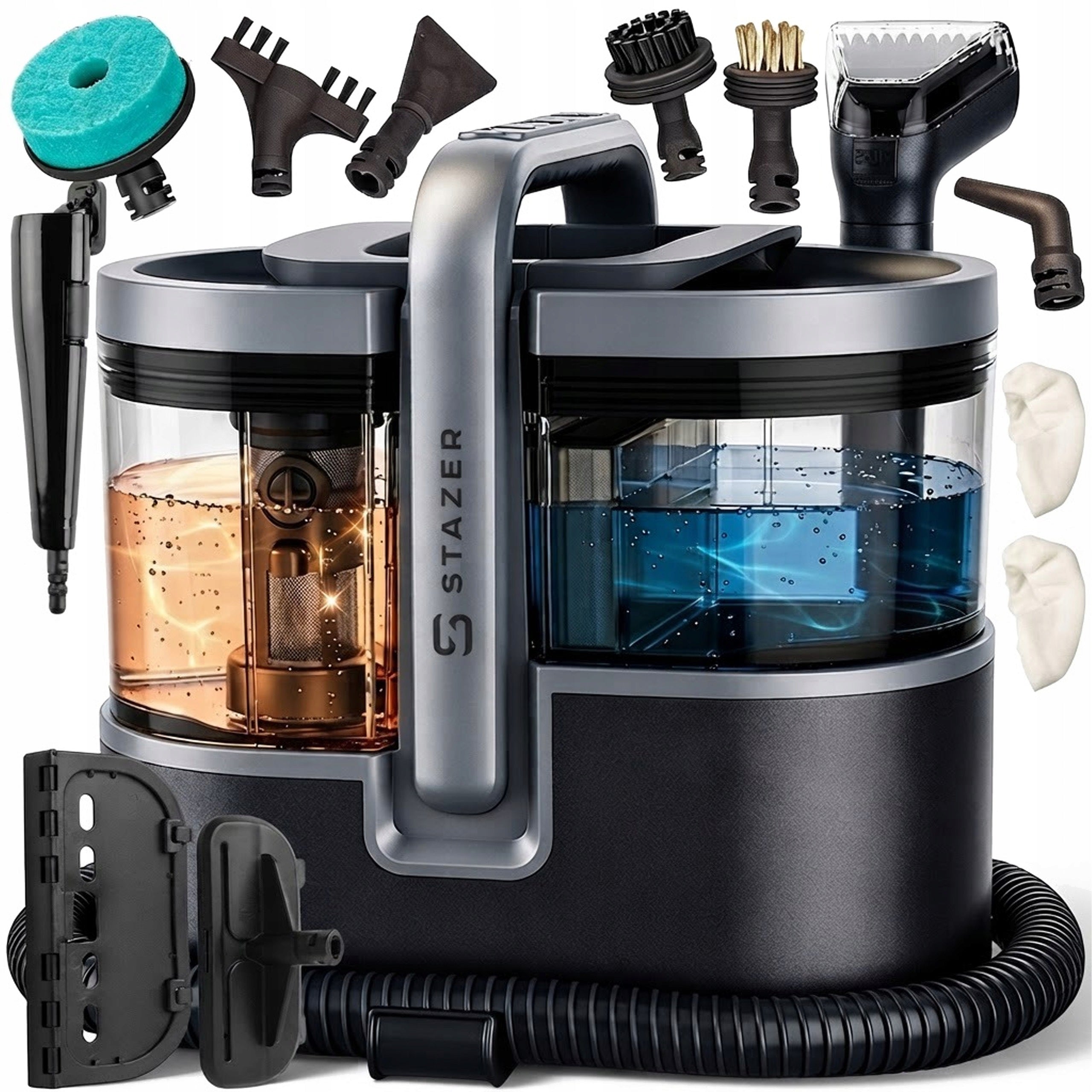 Steam Washing Vacuum Cleaner Steam Cleaner for Carpet Upholstery Wet Dry