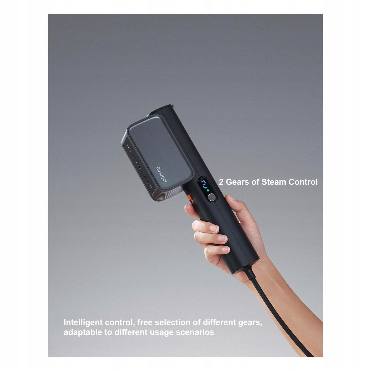 Steam air conditioner - compact and lightweight - for home and travel Dominant color clear