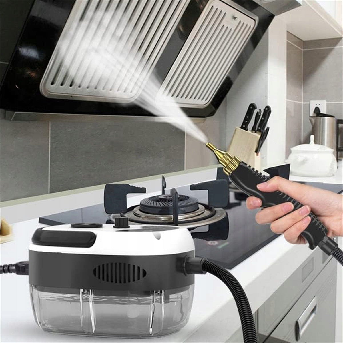 Steam cleaner High power 2500W with non-slip handle for floors and furniture Packaging status original