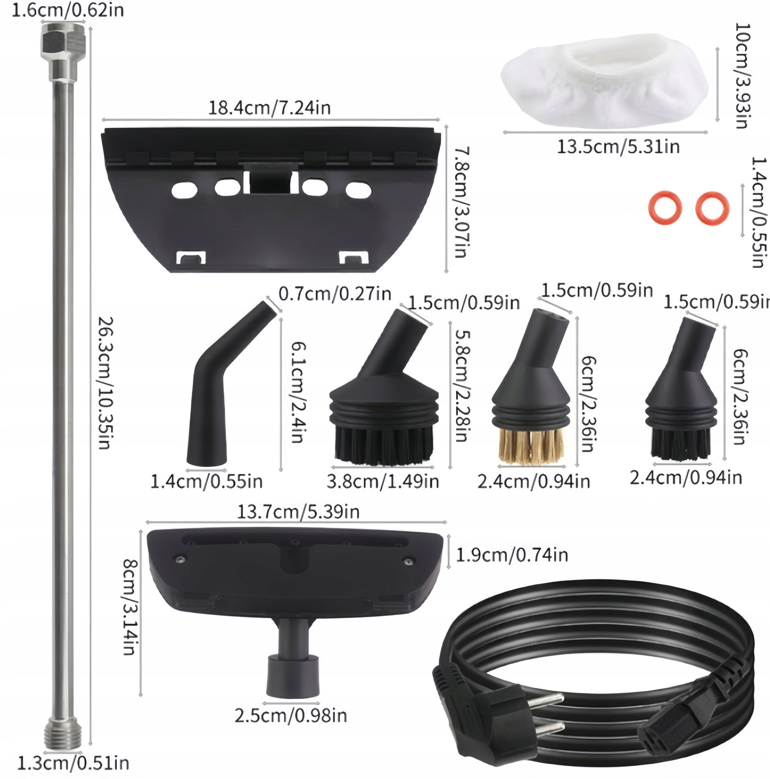 Steam cleaner steamer cleaning mop device for cleaning 2500w Manufacturer code MYJKA PAROWA PAROWY ODKURZACZ EKO PRO
