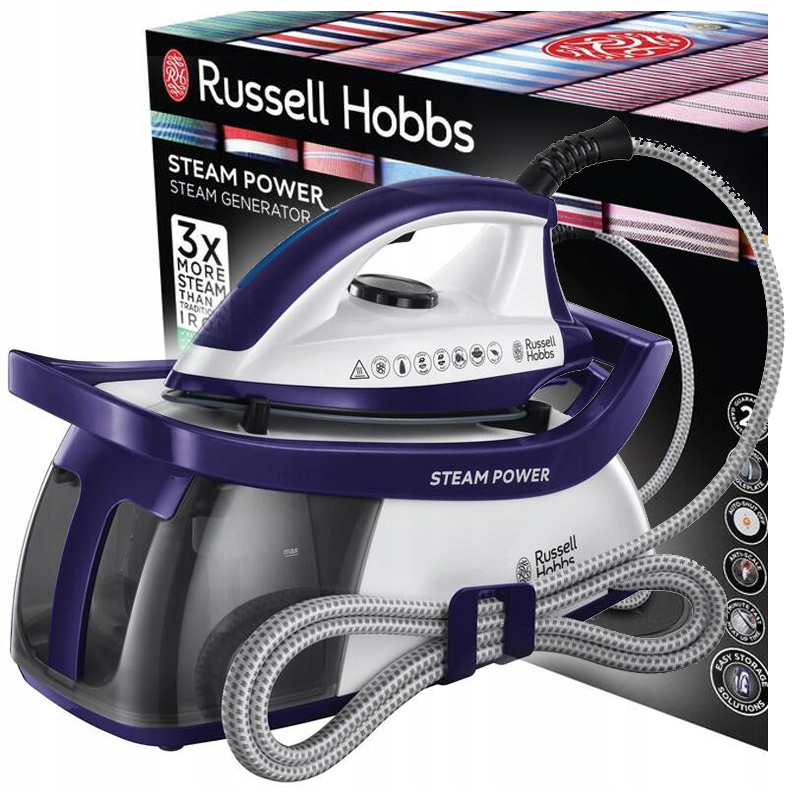 Steam generator iron steam station RUSSELL HOBBS 24440-56 Steam Power