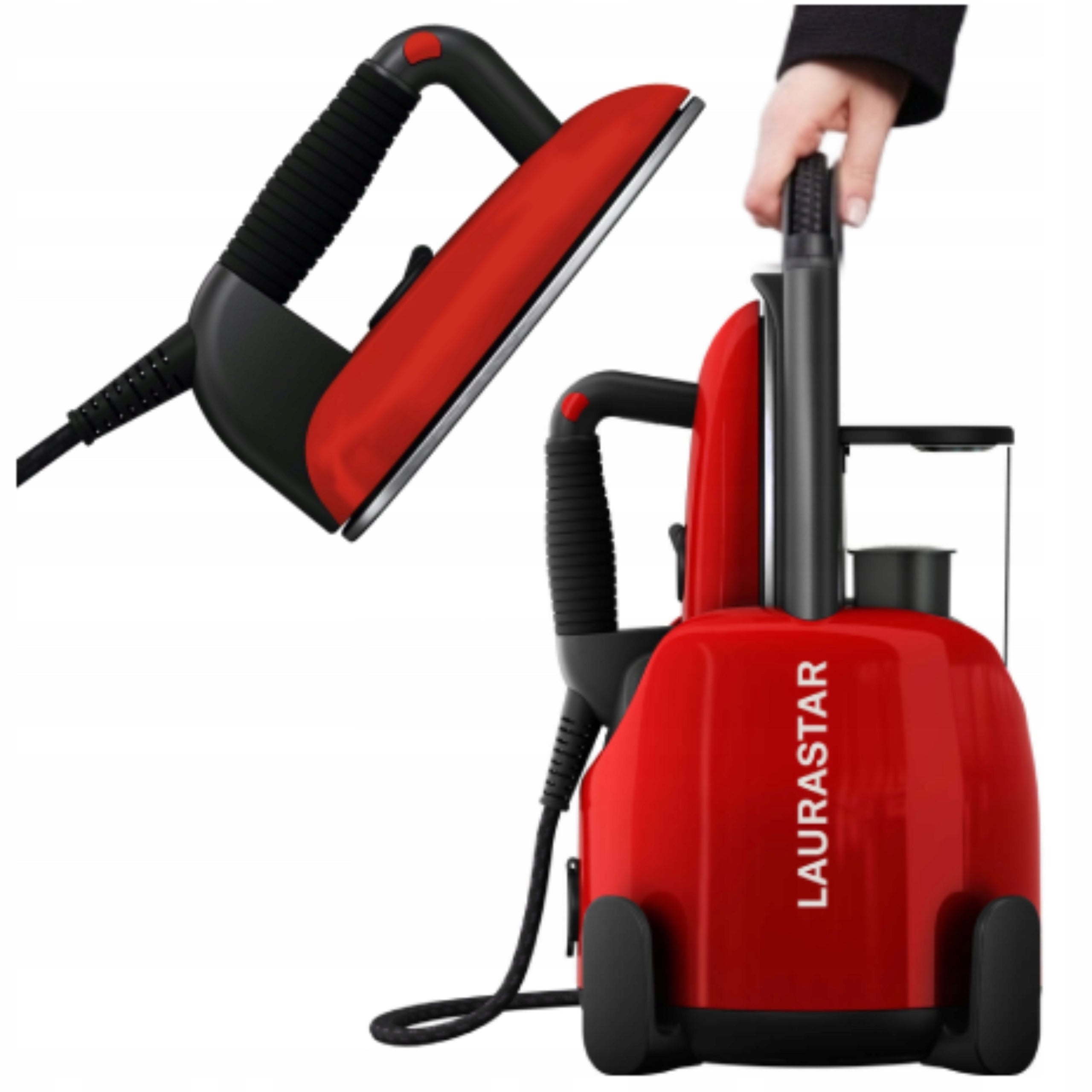 Steam generator iron with steam station LAURASTAR LIFT Original Red