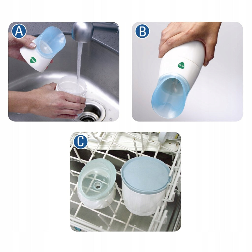 Steam inhaler Vicks with 2 menthol inserts white Manufacturer code 4022167130211