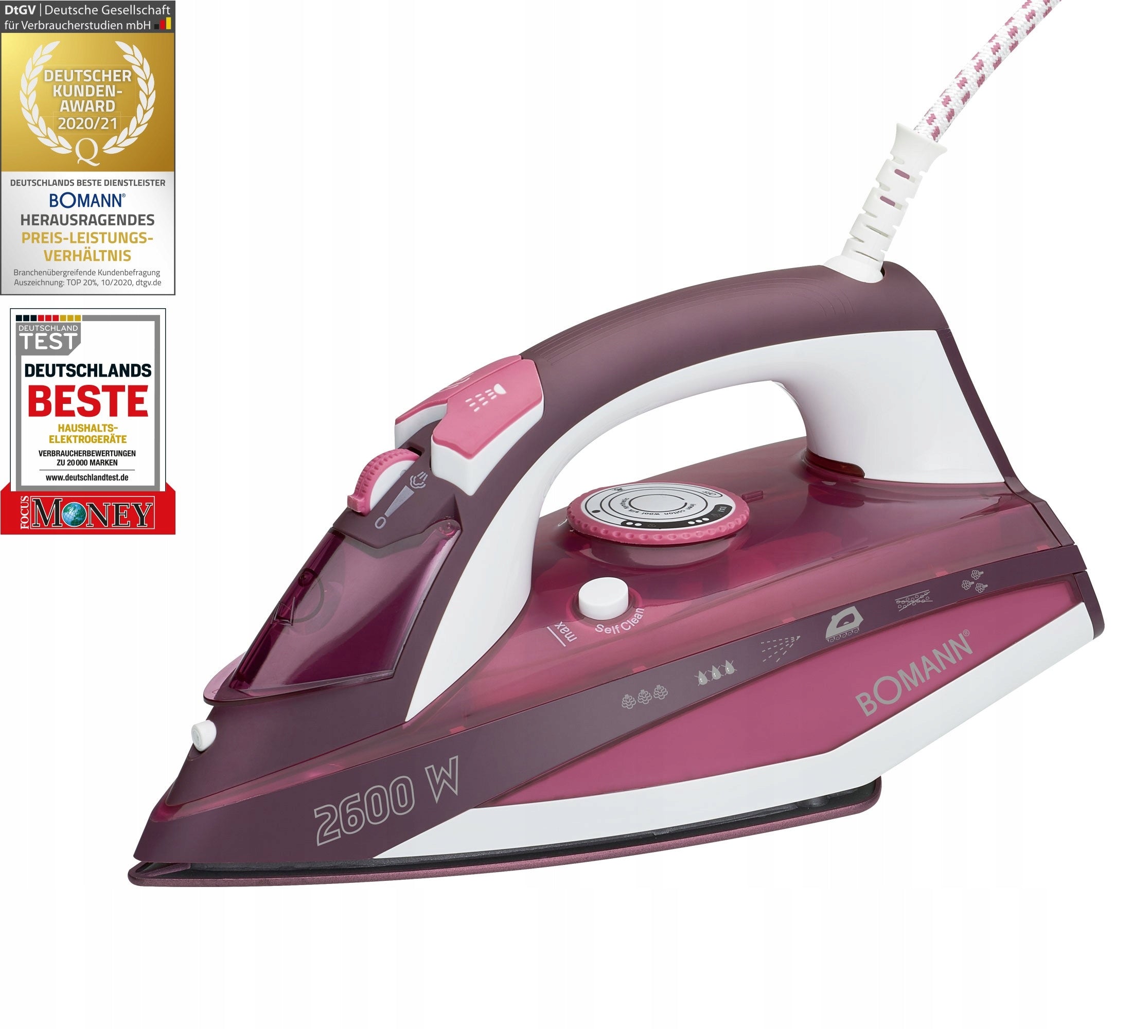 Steam iron Bomann 2600 W DB 6005 CB Brand Bomann